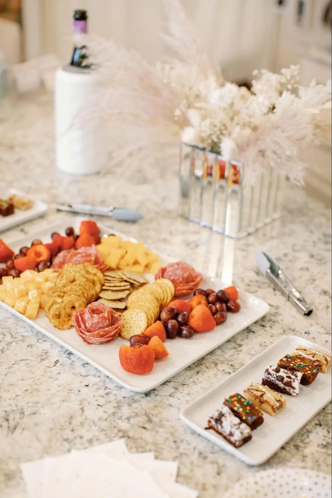 Bridal treats during bridal appointment at Belle Amour