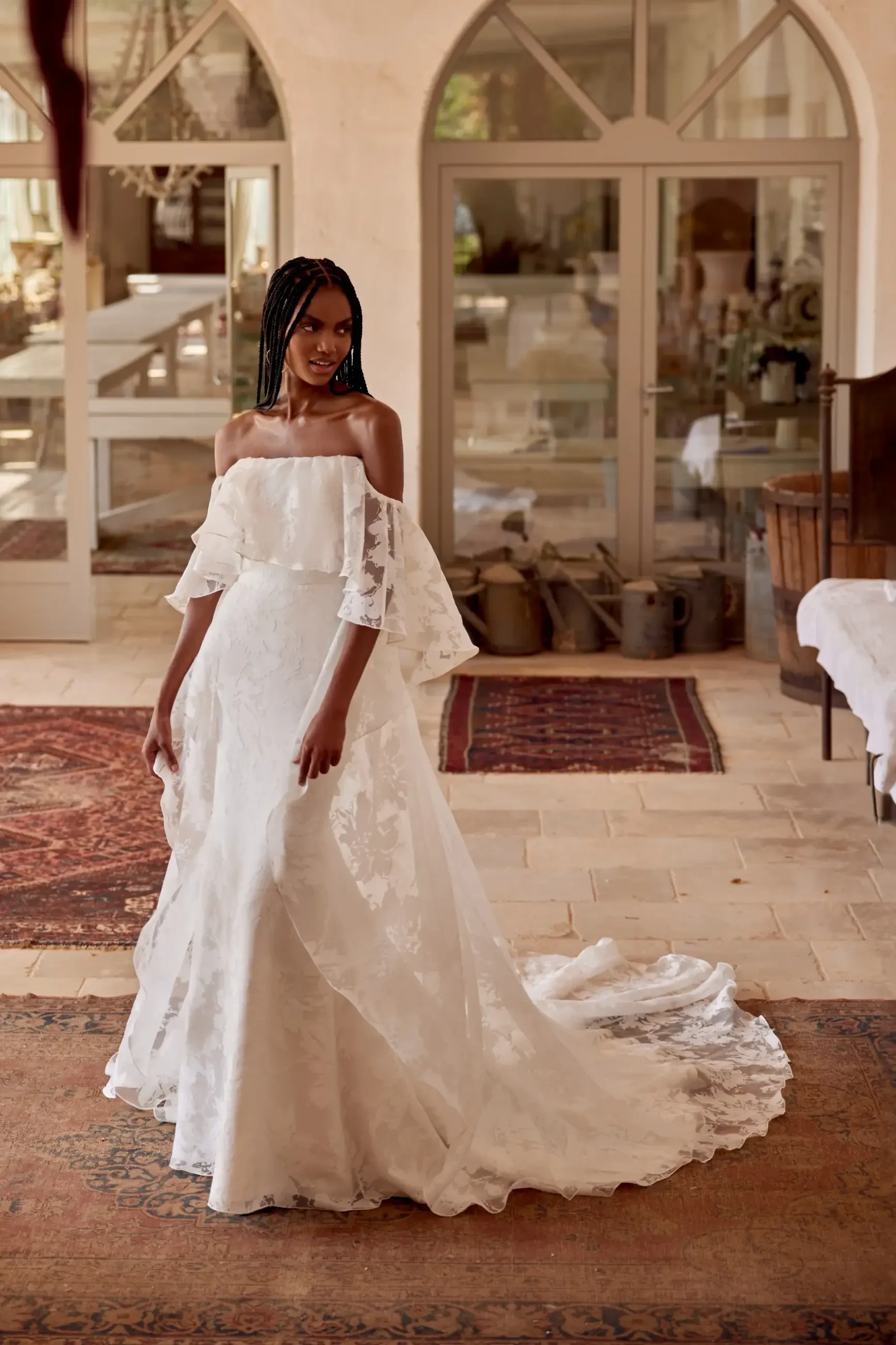 Boho wedding dress from Lillian West