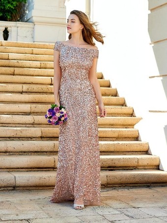 Adrianna Papell Style #40102 #0 default Rose Gold thumbnail