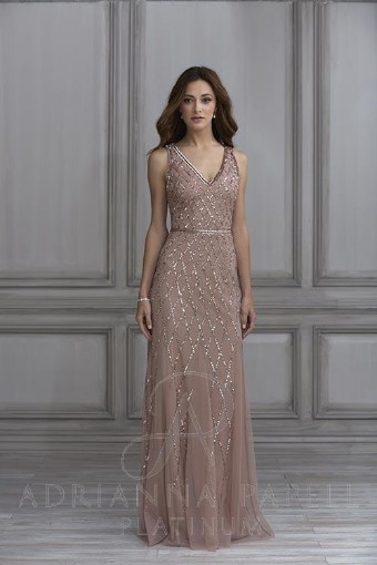 Adrianna Papell Style #40135 #0 default Rose Gold thumbnail