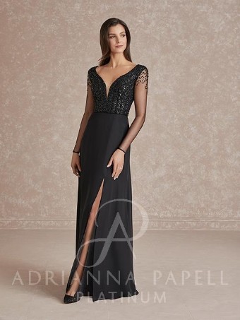 Adrianna Papell Style #40278 #0 default Black thumbnail