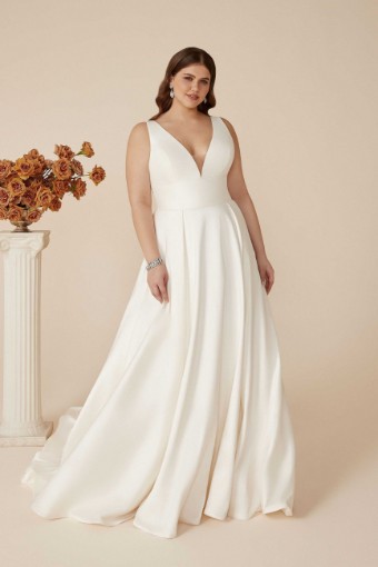 Justin Alexander Plus Size Style #88146N-Raised Neckline #0 default thumbnail