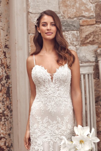 Justin Alexander Style #88156 #3 Ivory/Nude/Silver thumbnail
