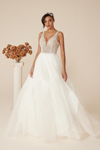 Justin Alexander Style #88253LND #0 default Ivory/Silver/Nude thumbnail