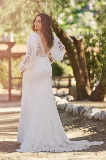 Lillian West Plus Size Style #66265 #1 default Ivory/Ivory/Nude thumbnail
