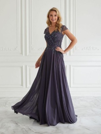 Christina Wu Elegance Style #17950 #0 default Gunmetal thumbnail