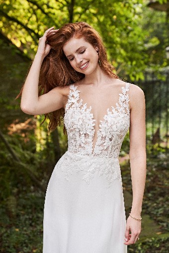 Lillian West Plus Size 66240 #7 Ivory/Ivory/Nude thumbnail