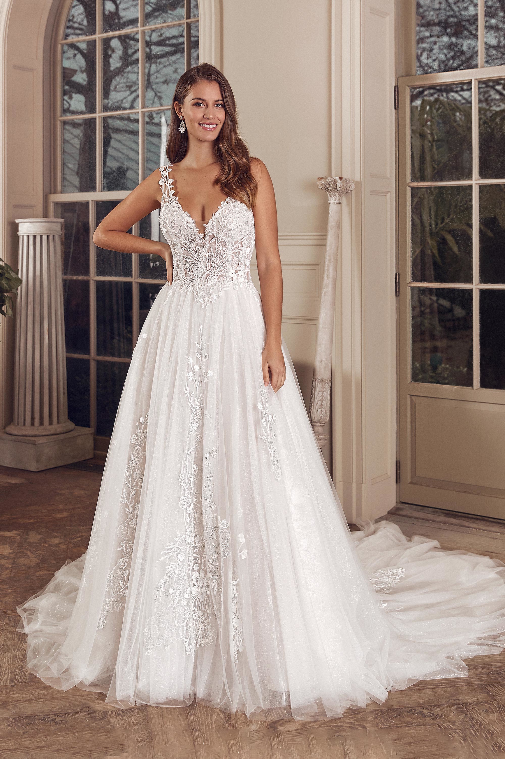 Justin Alexander Plus Size Aurora Belle Amour Bridal