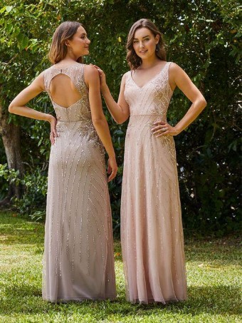 Adrianna Papell Style #40337 #0 default Blush thumbnail