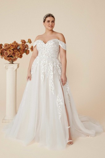 Justin Alexander Plus Size Style #88219klkk #0 default Ivory/Ivory/Ivory thumbnail