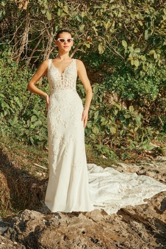 Madison James Plus Size Style #Imogene #0 default Ivory/Nude thumbnail