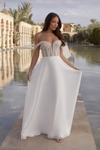 Sincerity Style #44440-dress only #0 default Ivory/Ivory/Latte thumbnail