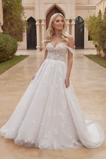 Justin Alexander Sincerity Style #44435 #0 default Misty Rose/Ivory/Latte thumbnail
