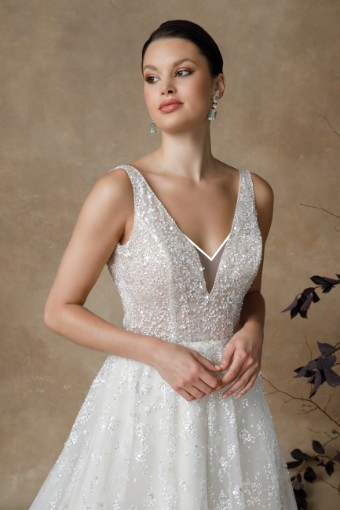 Justin Alexander Style #Gala & Sleeves #1 Silver/Ivory/LightGold thumbnail