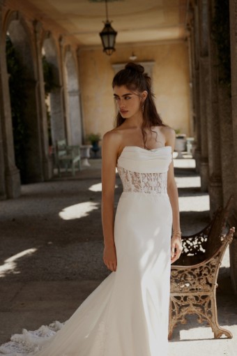 Justin Alexander Style #Ilia #4 Ivory/Ivory/Latte thumbnail