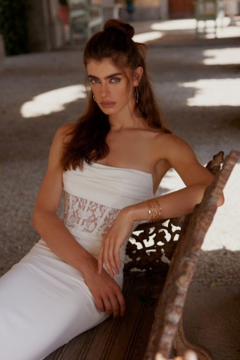 Justin Alexander Style #Ilia #2 Ivory/Ivory/Latte thumbnail