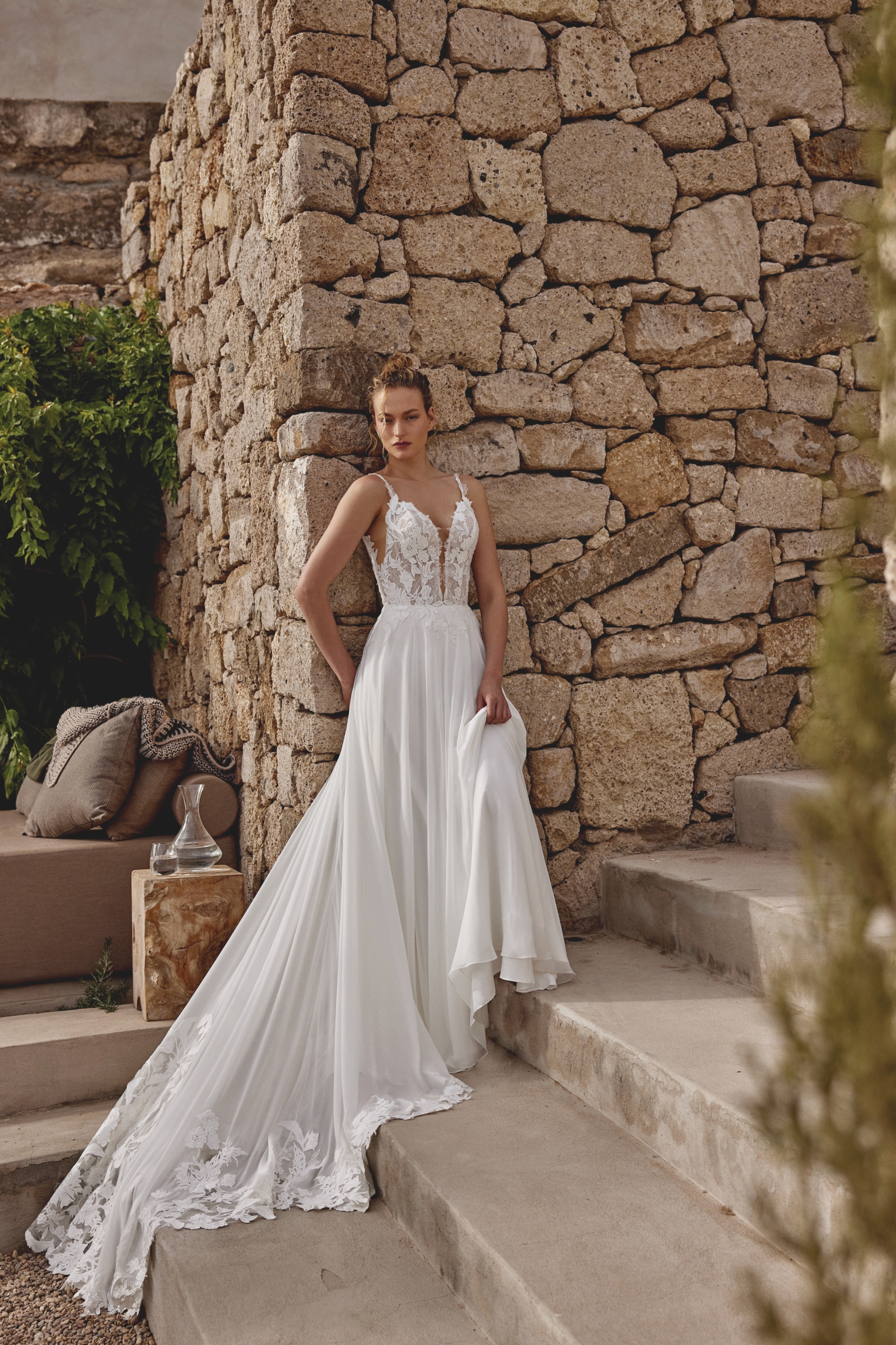 Lillian West wedding dress at Belle Amour Bridal South Bend