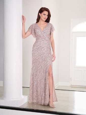 Adrianna Papell Style #40455 #0 default Taupe thumbnail