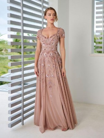 Adrianna Papell Style #40468 #0 default Rosegold thumbnail