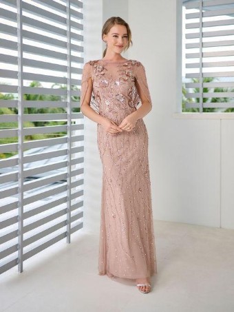 Adrianna Papell Style #40484 #0 default Rosegold thumbnail