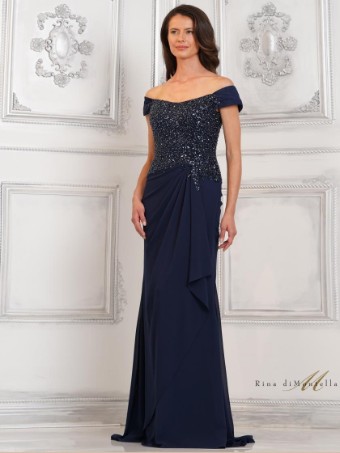 Rina Di Montella Style #RD3128 #0 default Navy thumbnail