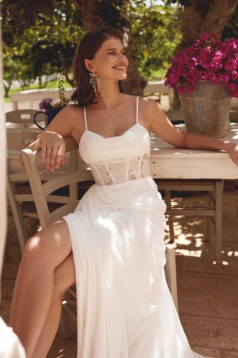 Lillian West Style #66380 #2 Ivory/Latte thumbnail