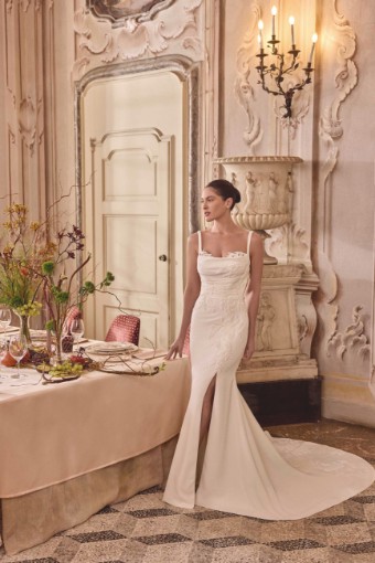 Justin Alexander Style #88496 #5 Ivory/Ivory/Latte thumbnail