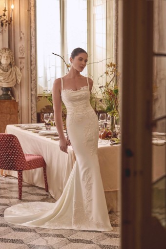 Justin Alexander Style #88496 #0 default Ivory/Ivory/Latte thumbnail