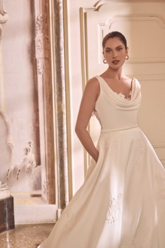 Justin Alexander Style #88482 #2 Ivory/Ivory/Latte thumbnail