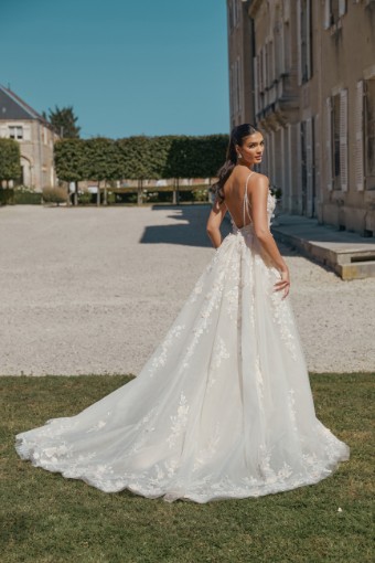 Justin Alexander Sincerity Style #44471 with Overskirt #2 Sand/Ivory/Silver/Latte thumbnail