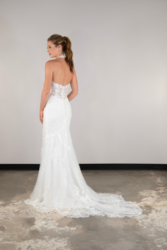 Essense of Australia  Style #D4120 #1 (IV-IV) Ivory Lace and Tulle over Ivory Gown thumbnail