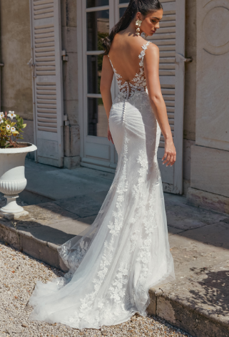 Justin Alexander Sincerity Style #44465-Dress Only #0 default Sand/Ivory/Latte thumbnail