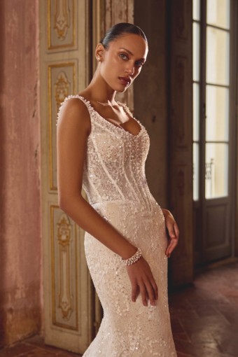 Justin Alexander Style #Kylie #2 Ivory/Light Gold thumbnail