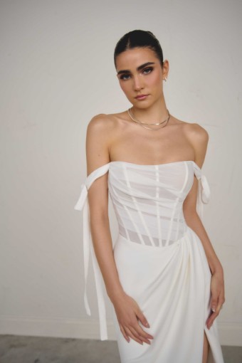 Justin Alexander Style #99366XZ #10 Ivory/Latte thumbnail