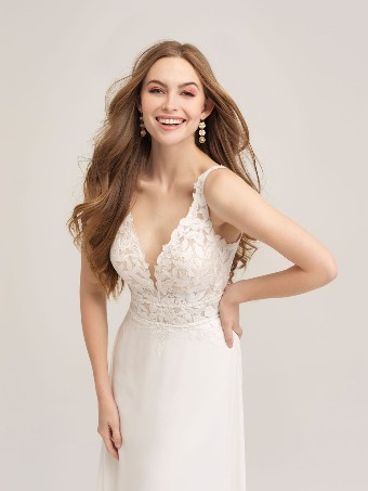 Allure Bridals Style #3454 #2 default Champagne/Ivory/Nude thumbnail