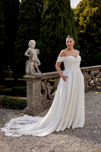 Justin Alexander Plus Size #88407 #0 default Off White thumbnail
