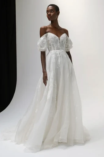 Jenny Yoo Genevieve-JY #Genevieve-JY #0 default Ivory Silk Organza thumbnail