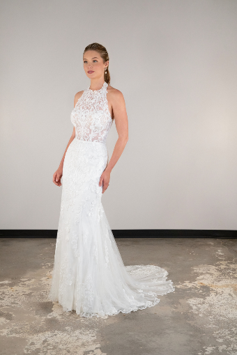 Essense of Australia  D4120 #0 default (IV-IV) Ivory Lace and Tulle over Ivory Gown thumbnail