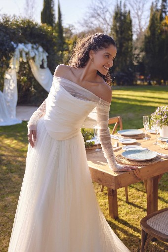 Lillian West Plus Size 66435 #4 Ivory thumbnail