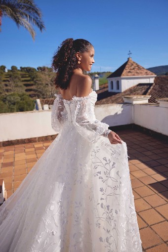 Lillian West Plus Size 66413 #4 Ivory thumbnail