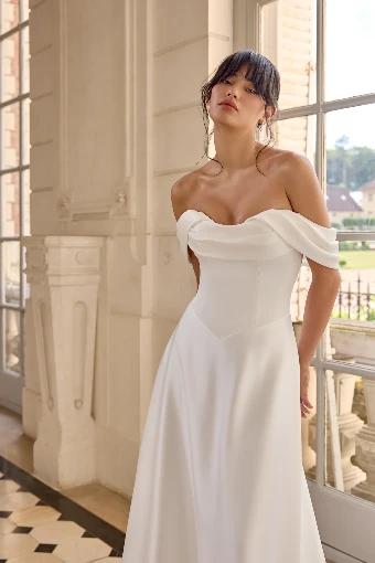 Adore by Justin Alexander Plus Size 11428 #1 Ivory thumbnail