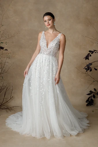 Justin Alexander 88340-Gala-No Sleeves #0 default Sand/Ivory/Light Gold thumbnail
