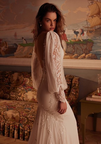 Lillian West 66265 - Dress Only #1 Ivory/Nude/Nude thumbnail