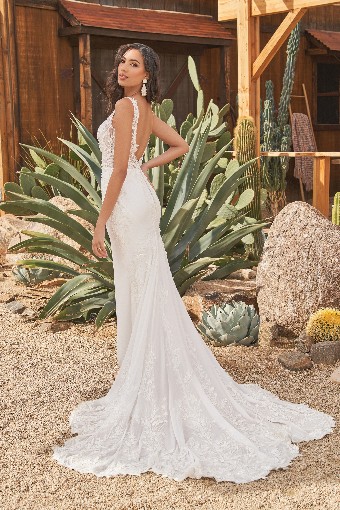 Lillian West 66265 - Dress Only #2 Ivory/Nude/Nude thumbnail