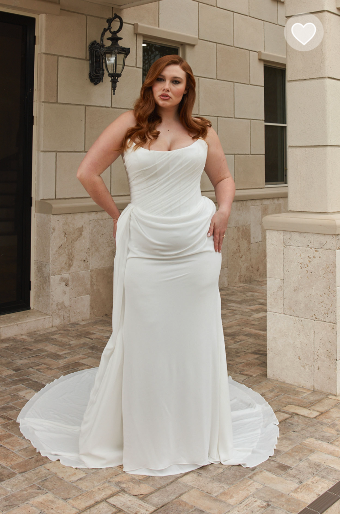 Evie Young Plus Size Valerie - EY700 #0 default Ivory thumbnail