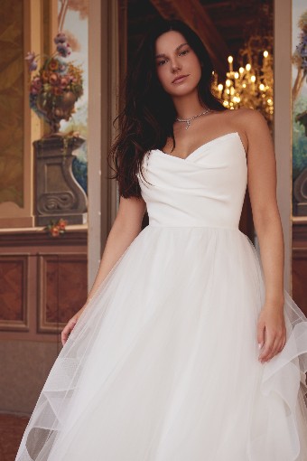 Justin Alexander Plus Size Infinity - 88388 #1 Ivory thumbnail